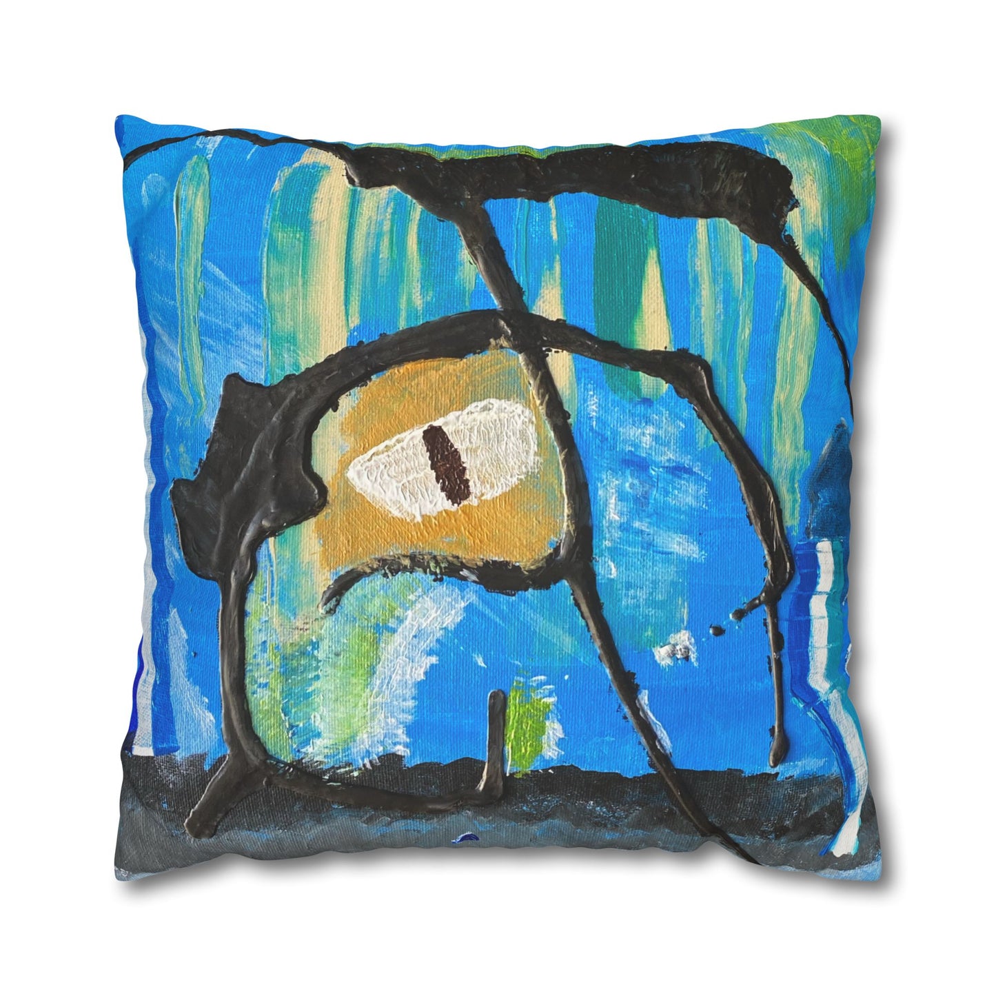 Demo Dome Square Poly Canvas Pillowcase