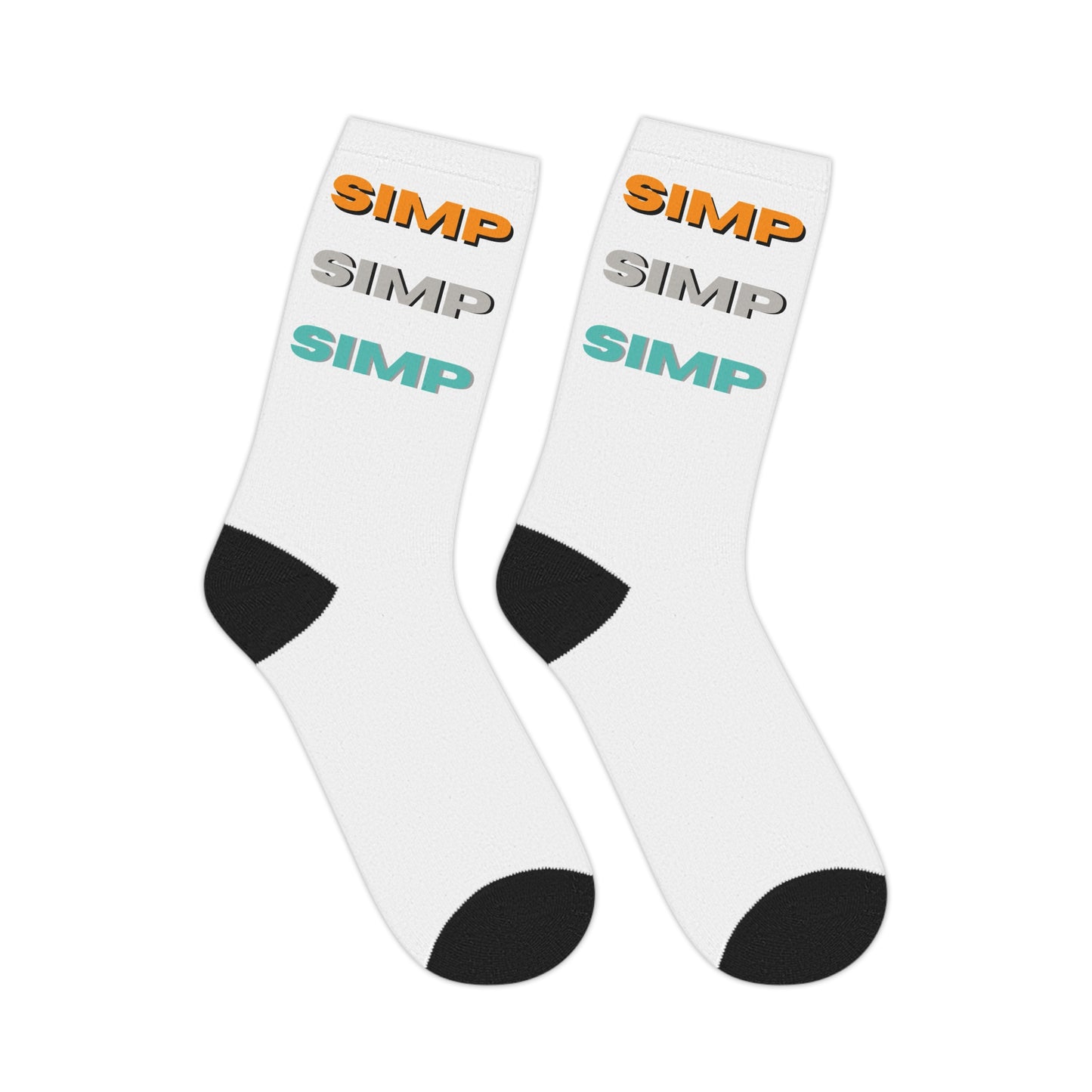 Simp Mid-length Socks (White)