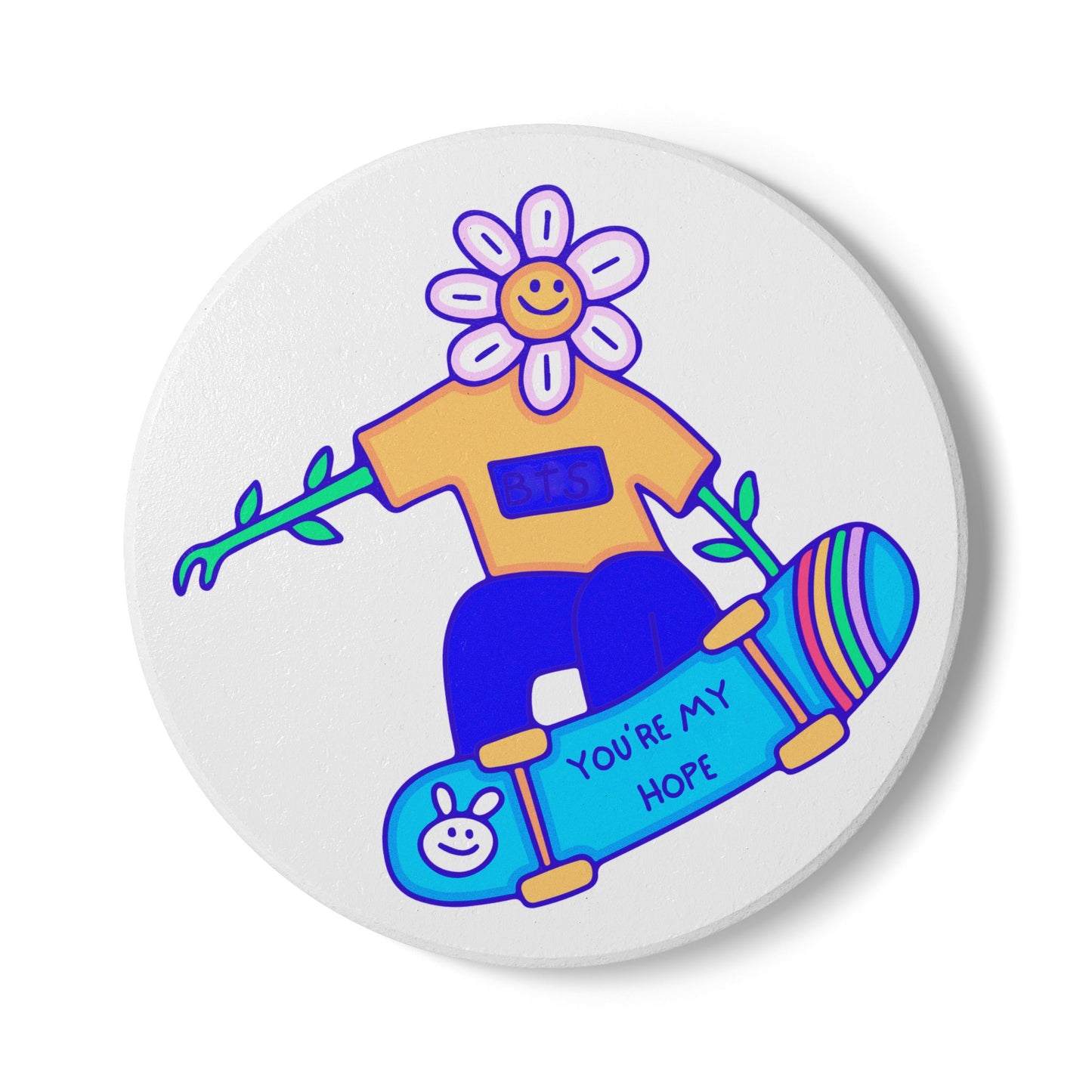 You're My Hope (Skater) Ceramic Coaster