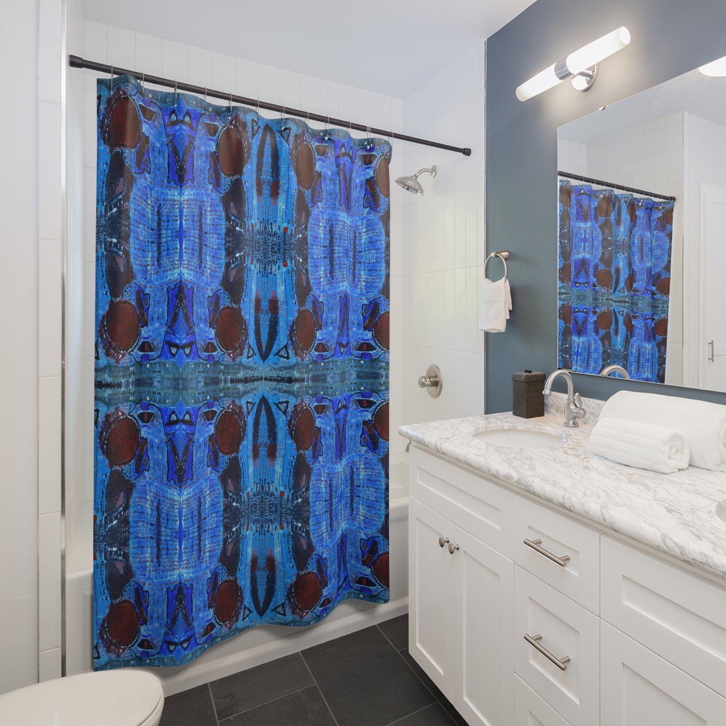 A Rats Tale Of New York Shower Curtains