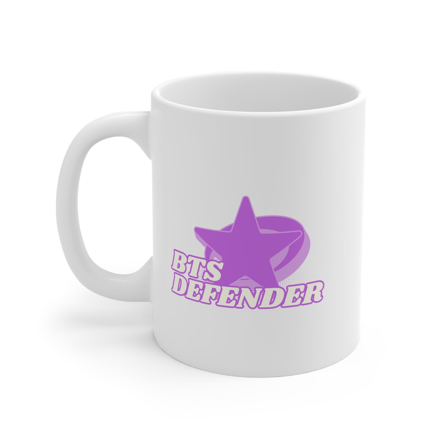 BTS Defender 11oz White Mug