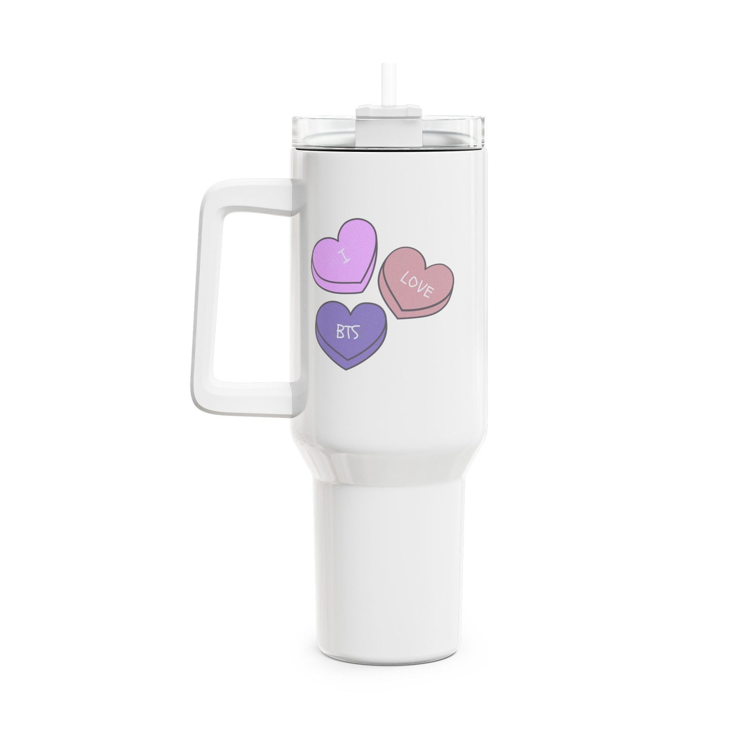 I Love BTS Tumbler, 40oz