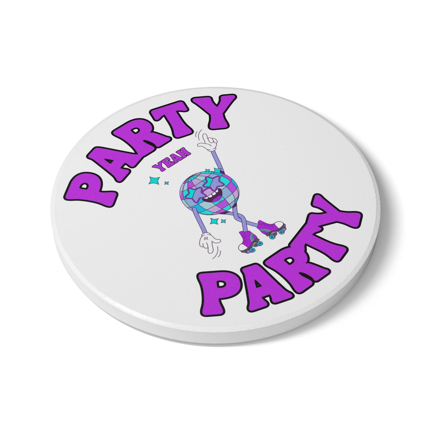 Party Party Yeah (Jungkook) Ceramic Coaster