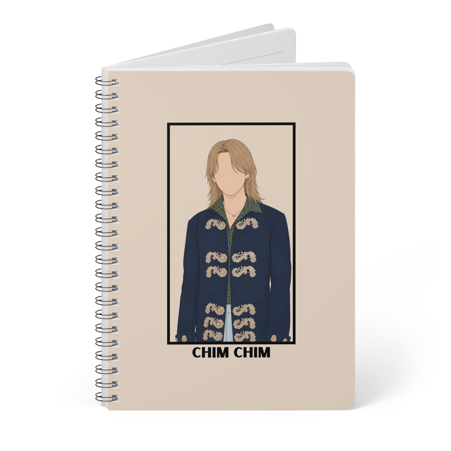 Chim Chim (Jimin 1) Wirobound Softcover Notebook, A5