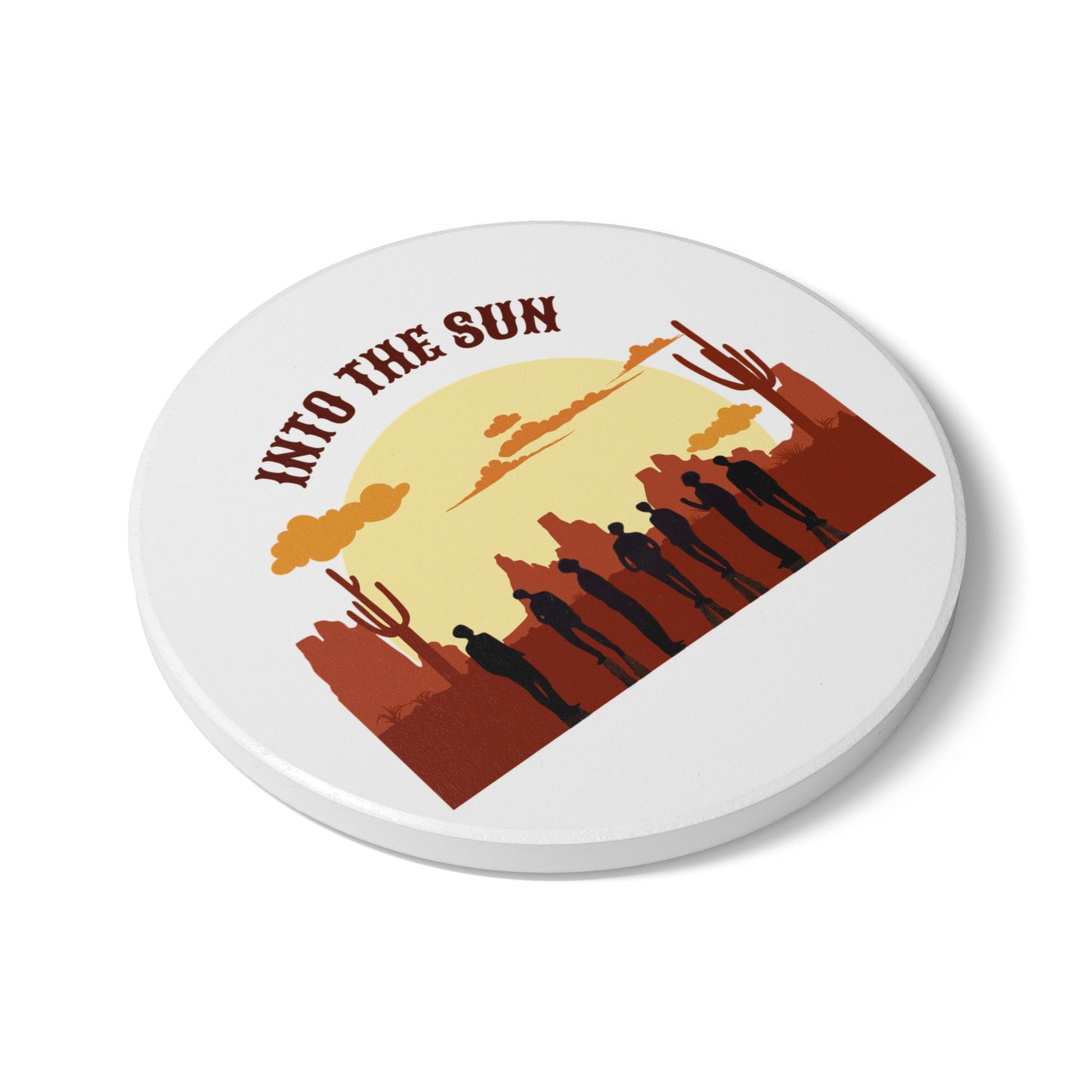 Into The Sun (Horizon) Ceramic Coaster