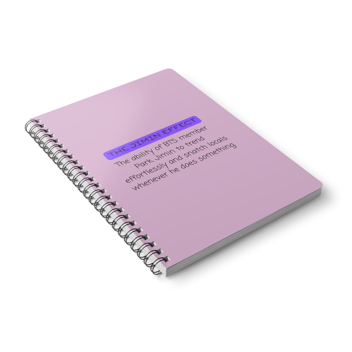 The Jimin Effect (Definition) Wirobound Softcover Notebook, A5