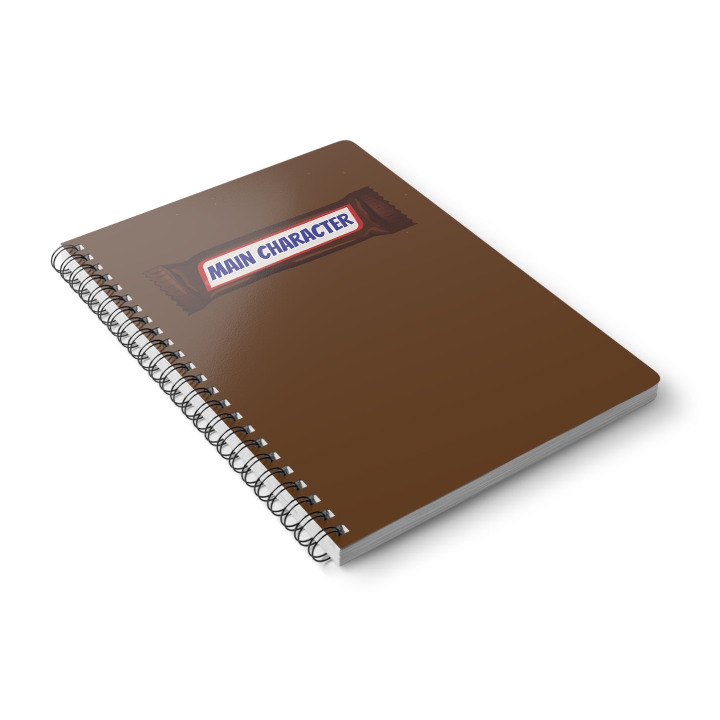 Main Character Wirobound Softcover Notebook, A5