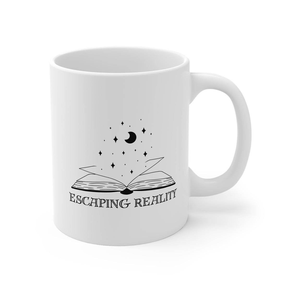 Escaping Reality (Moon) 11oz White Mug