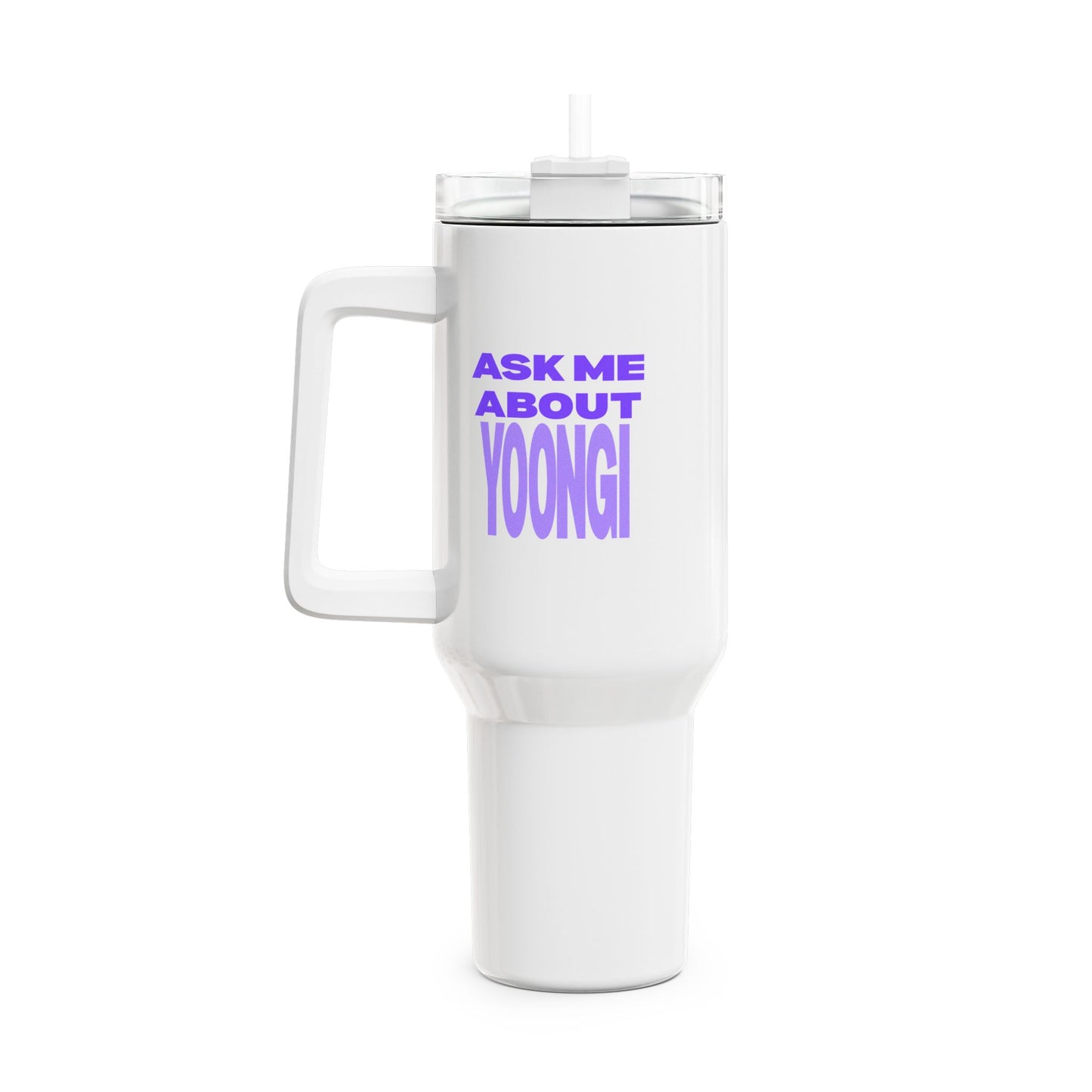 Ask Me About Yoongi Tumbler, 40oz