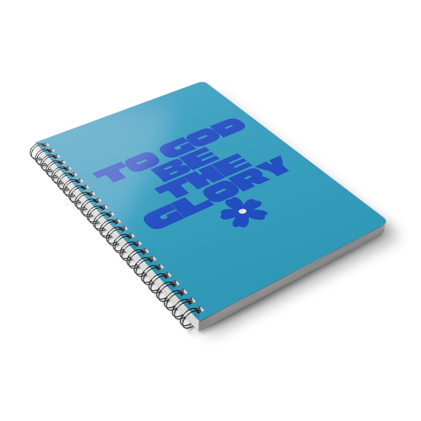 To God Be The Glory Wirobound Softcover Notebook, A5