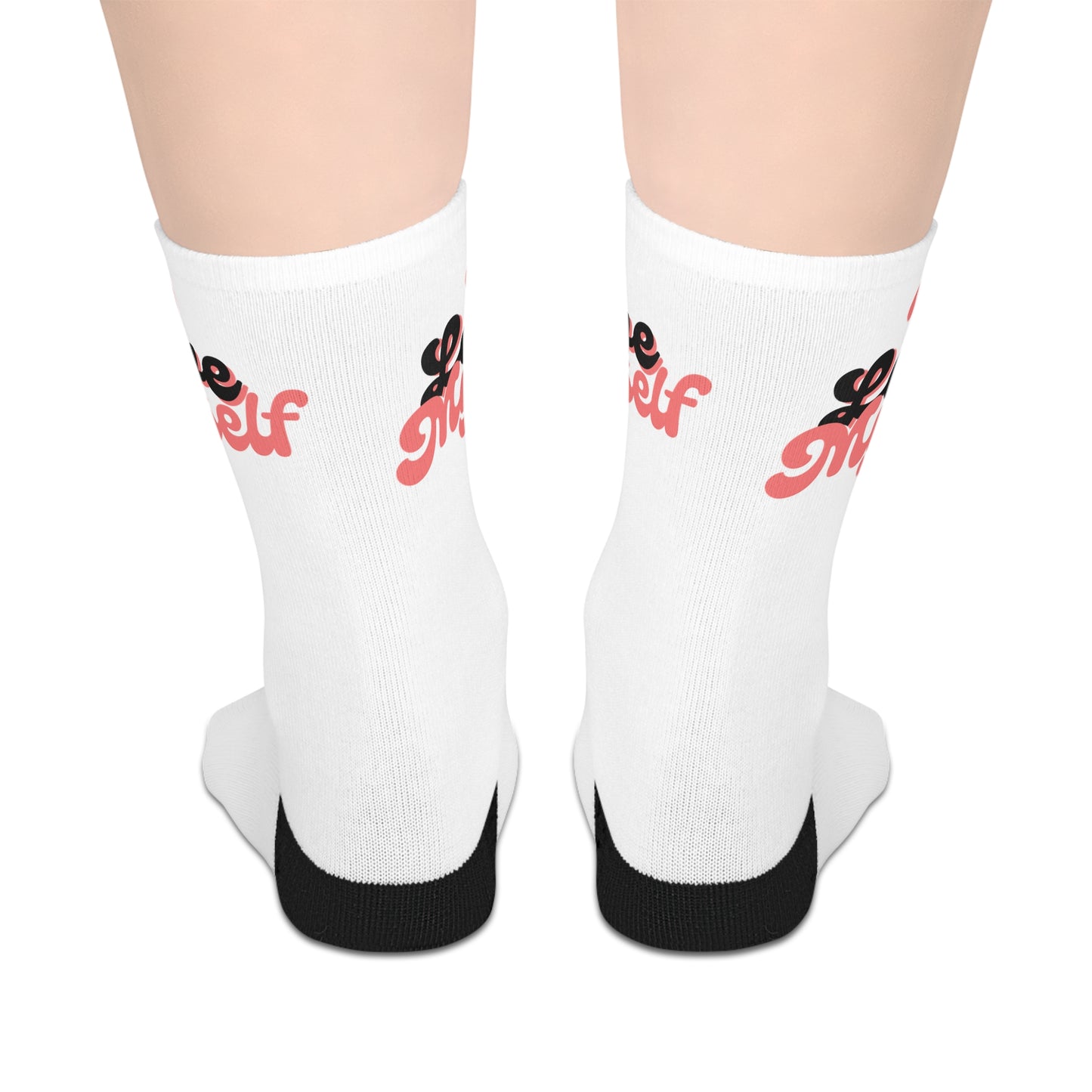 I Love Myself Mid-length Socks
