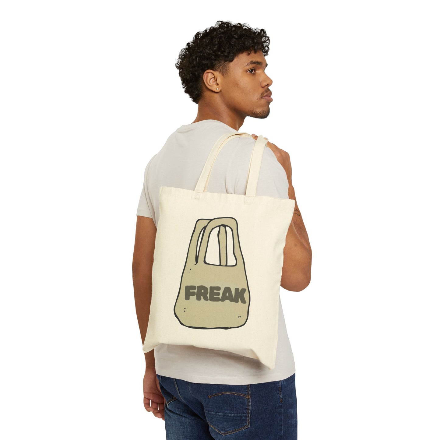 Freak Cotton Canvas Tote Bag