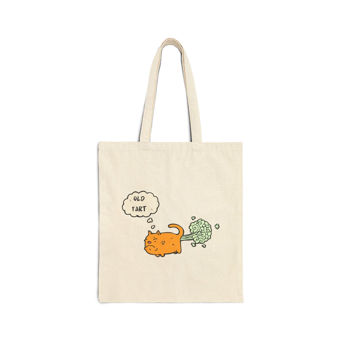 Old Fart Cotton Canvas Tote Bag