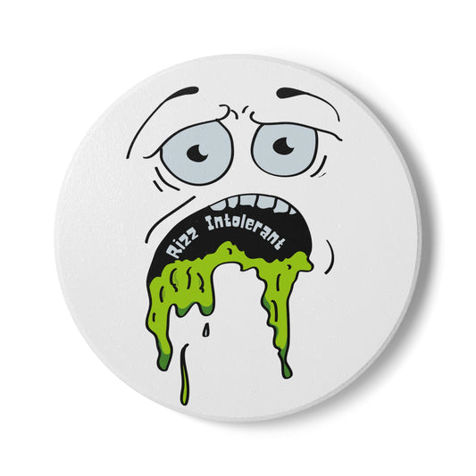 Rizz Intolerant Ceramic Coaster