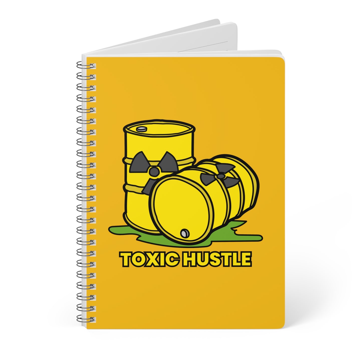 Toxic Hustle (1) Wirobound Softcover Notebook, A5