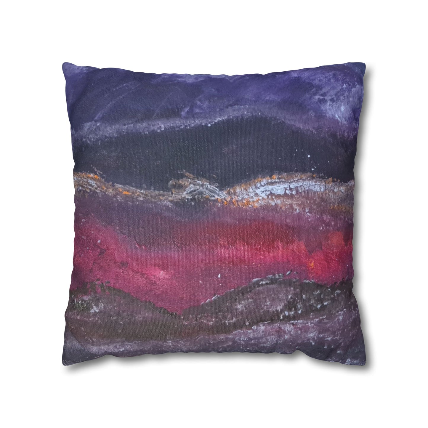 The Time Before Land Square Poly Canvas Pillowcase