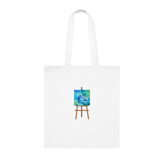 Sea Surchin' (Easel) Cotton Tote