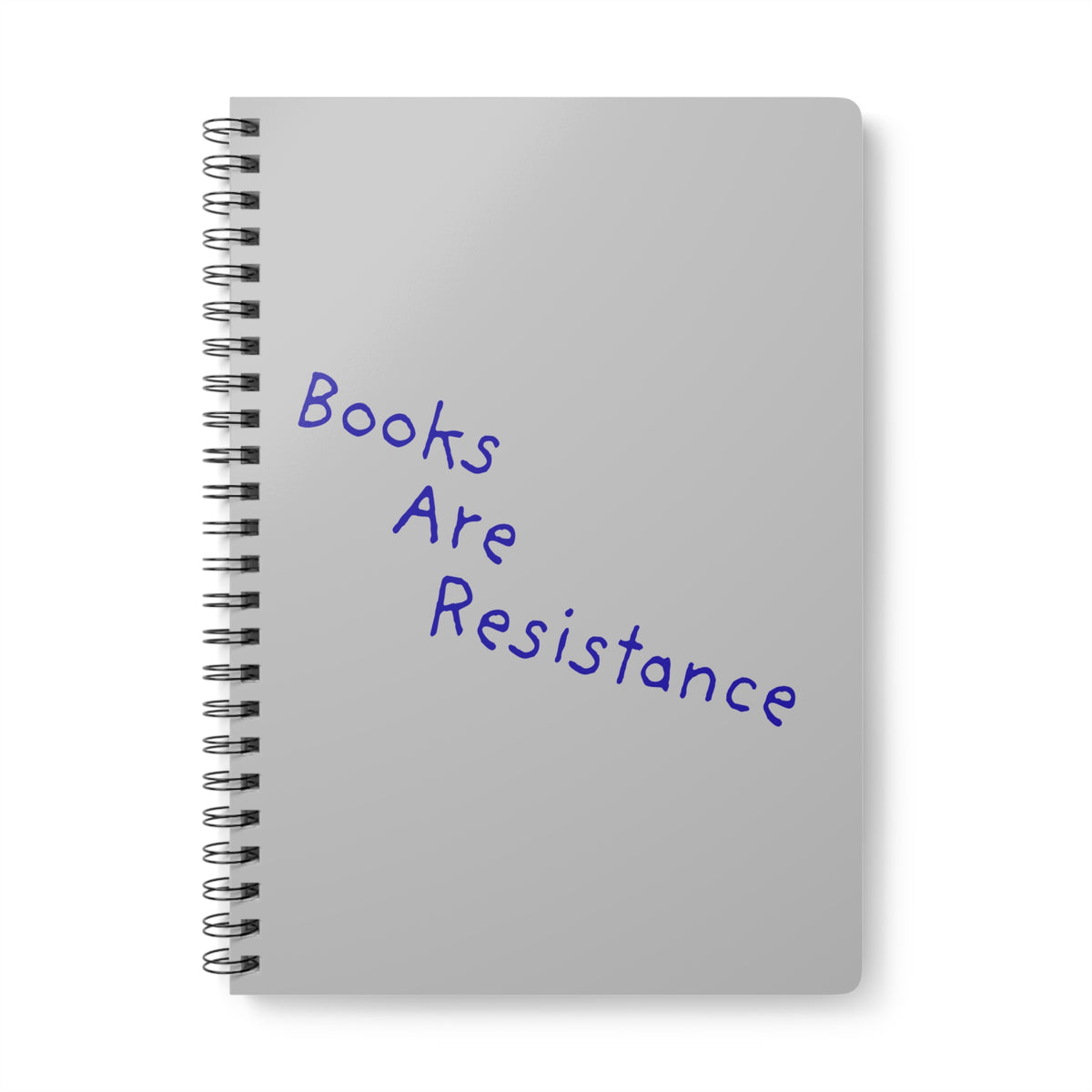 Books Are Resistance Wirobound Softcover Notebook, A5