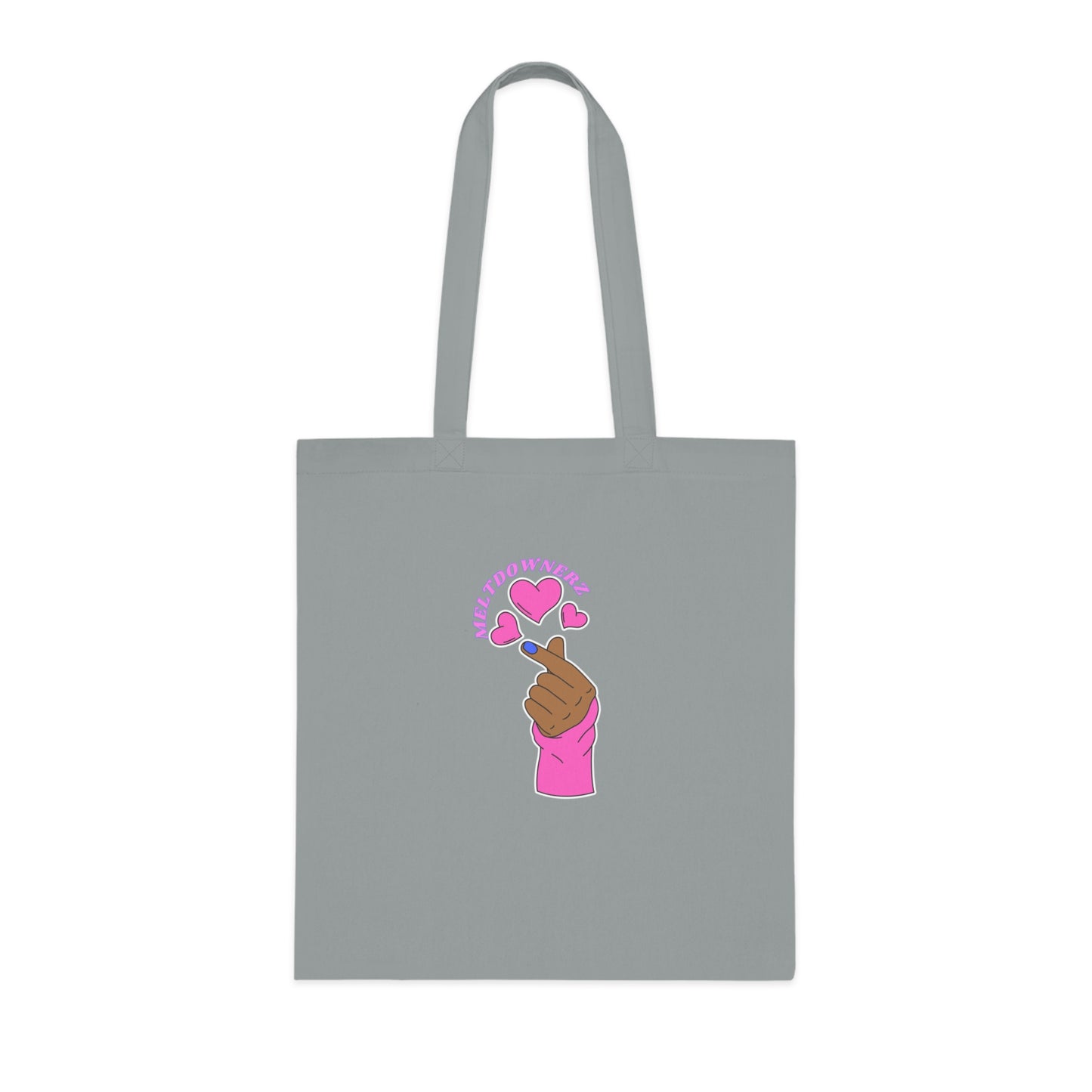 Meltdownerz Heart Pink Cotton Tote