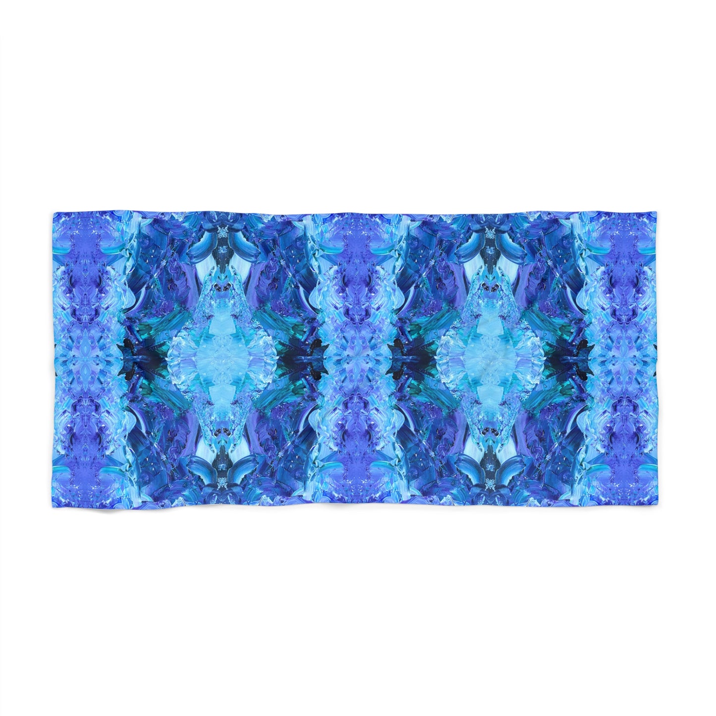 Waves Of Sapphire Beach Towel