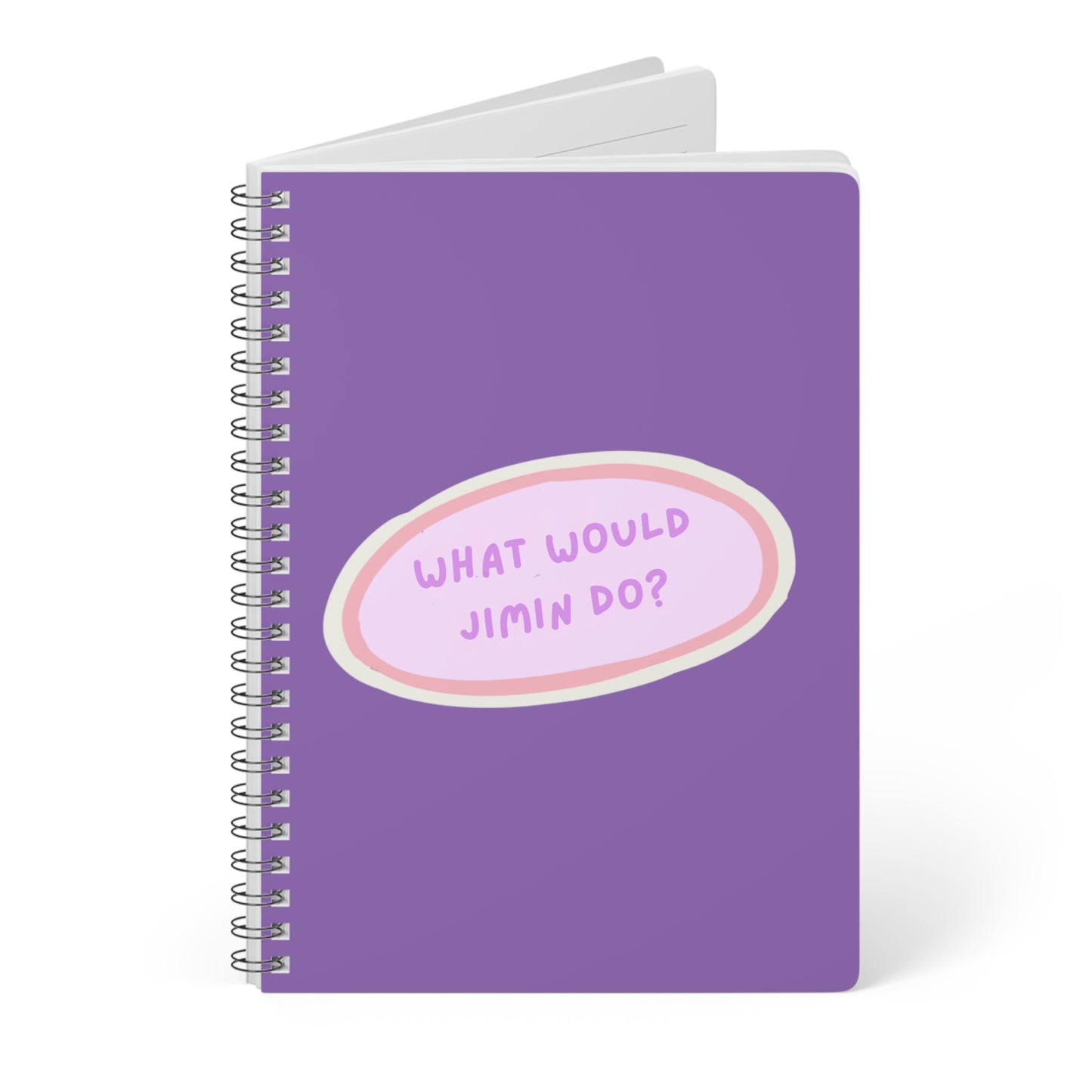 What Would Jimin Do? Wirobound Softcover Notebook, A5