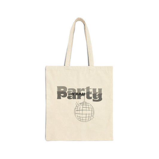 Party Party Yeah (Jungkook) Cotton Canvas Tote Bag