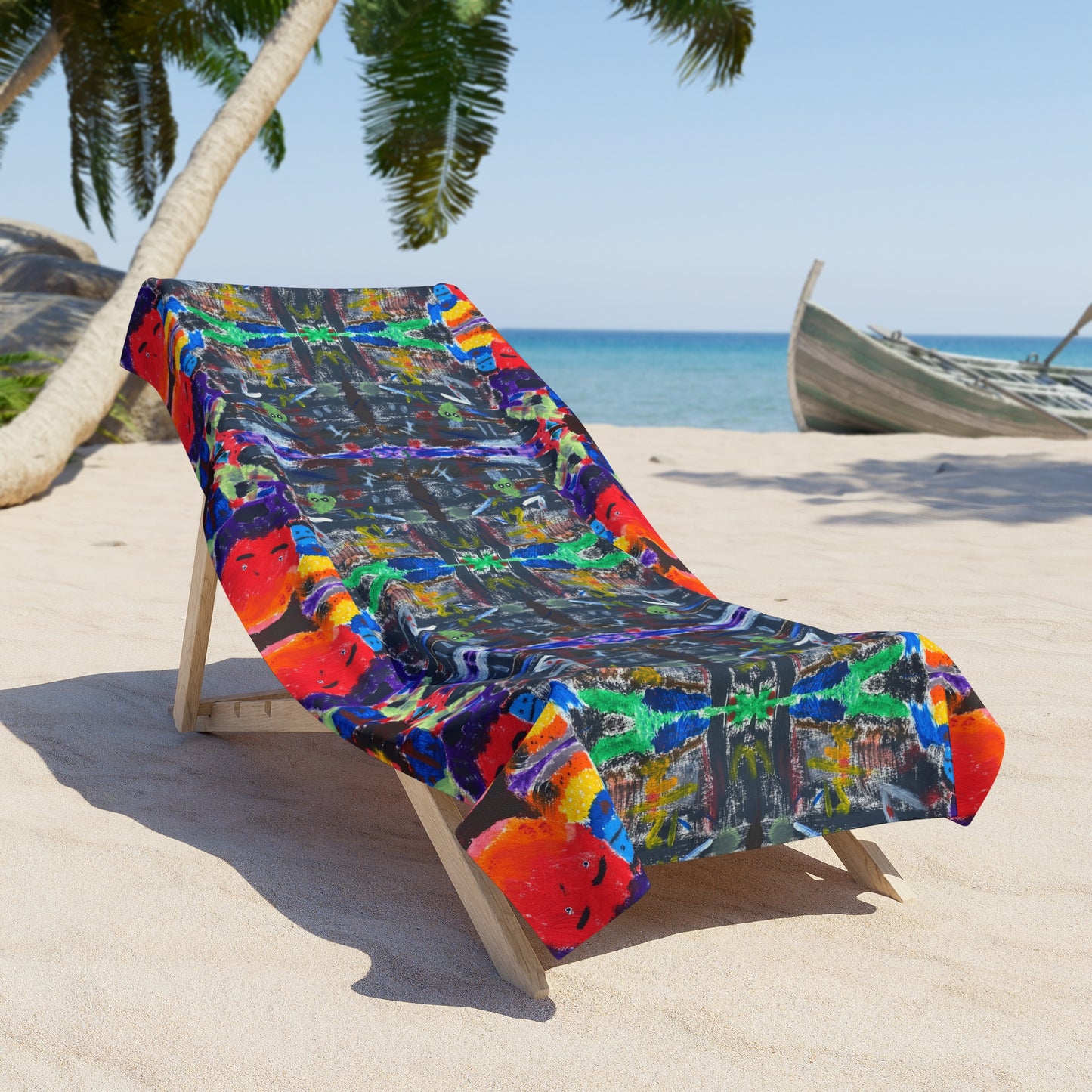 My Parent Are Aliens Beach Towel