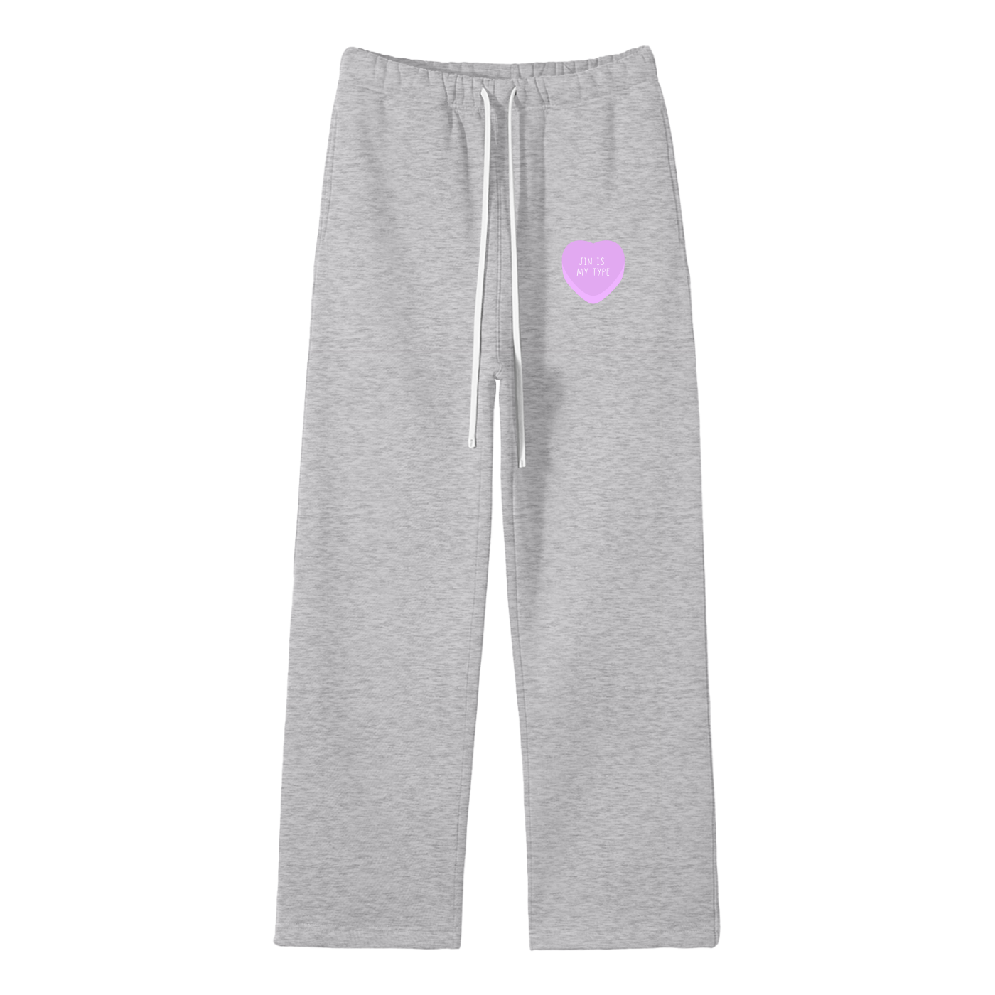 Jin Is My Type Streetwear Straight Leg Pants