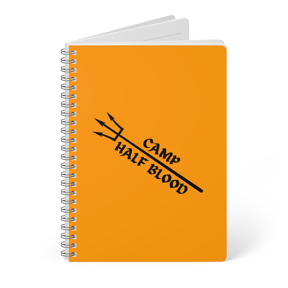 Camp Half Blood Trident (Percy Jackson) Wirobound Softcover Notebook, A5