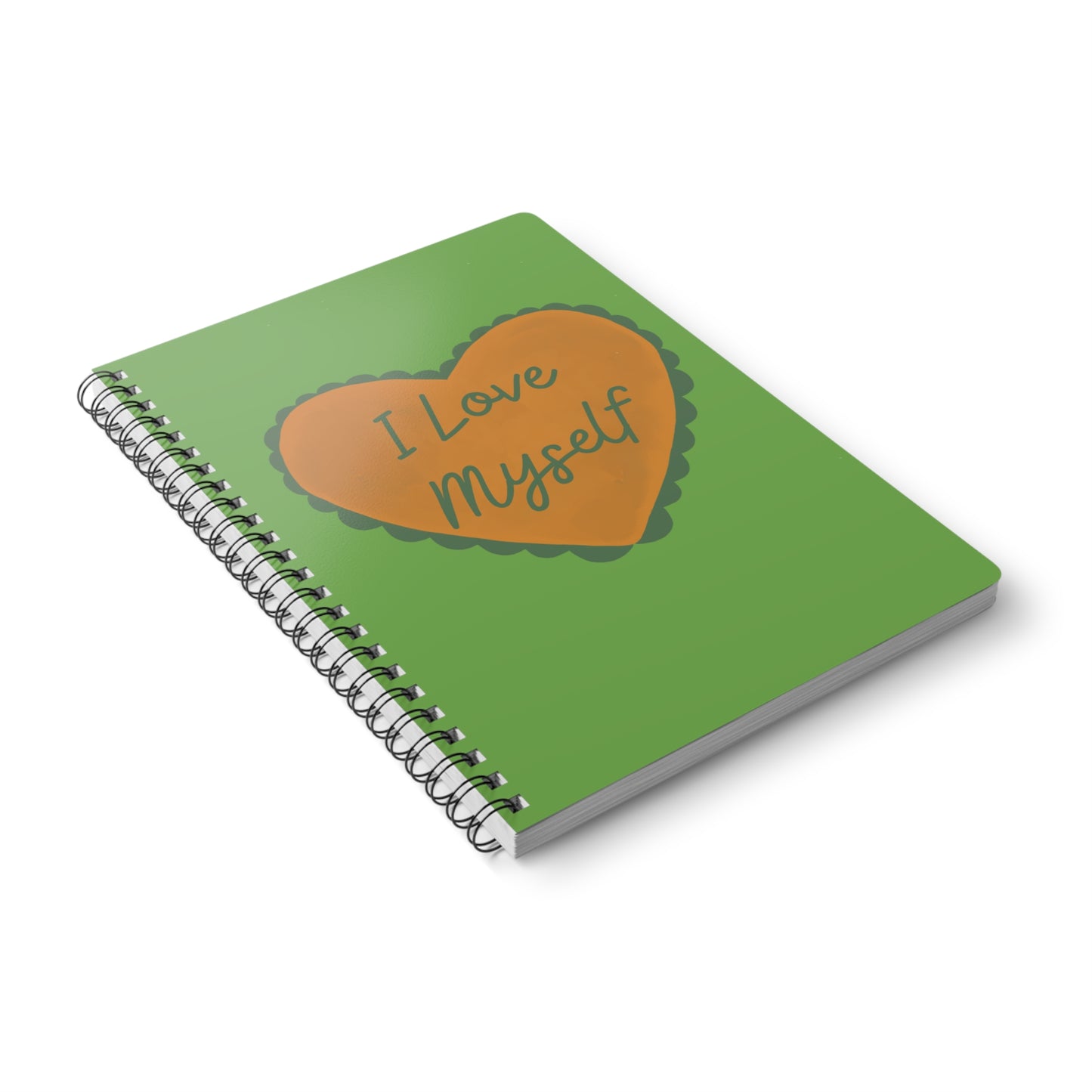 I Love Myself Wirobound Softcover Notebook, A5