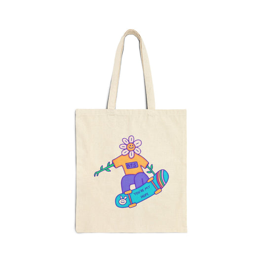 You're My Hope (Skater) Cotton Canvas Tote Bag