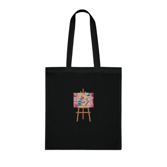 Obstruct (Easel) Cotton Tote