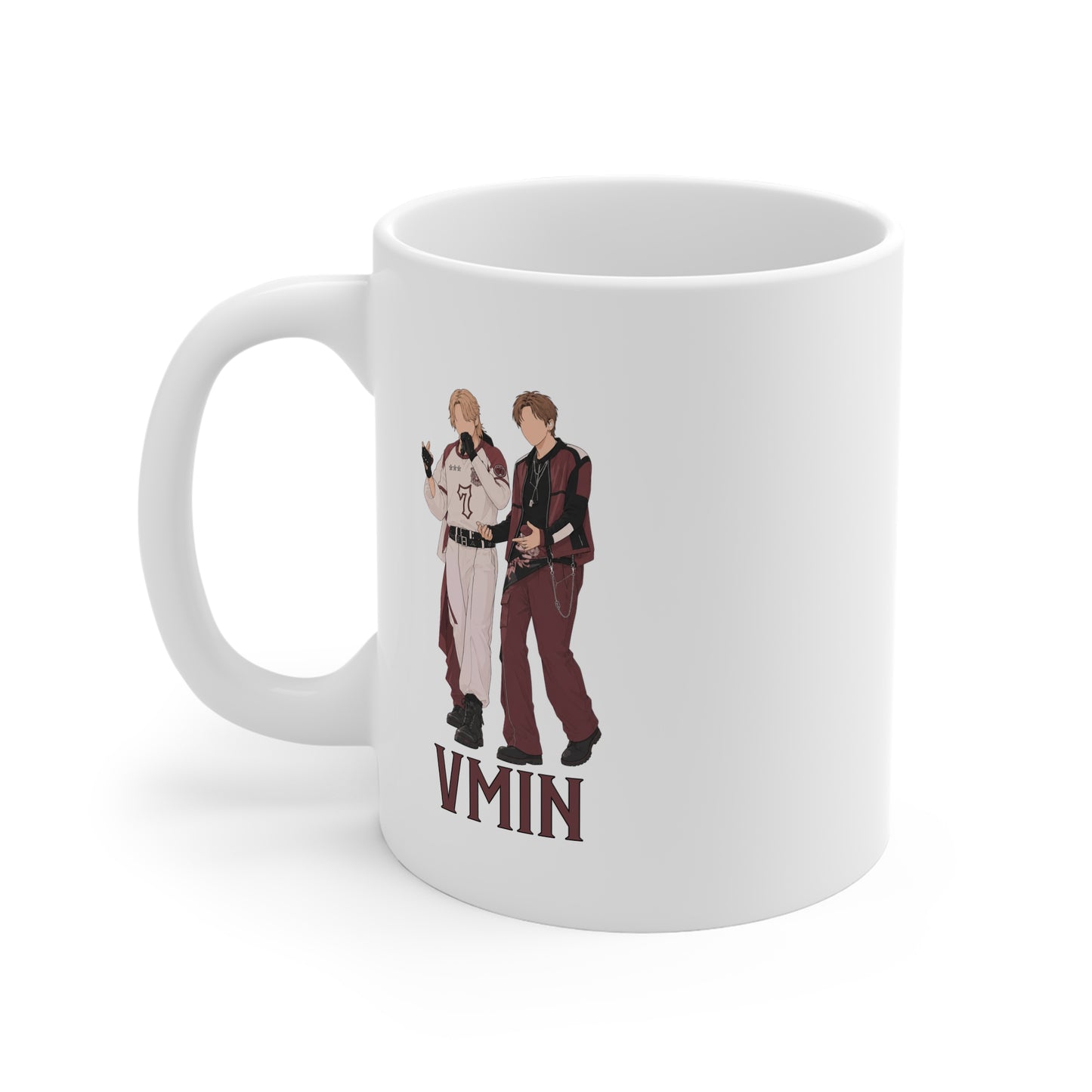 VMin (Taehyung & Jimin BTS World Cup) 11oz White Mug