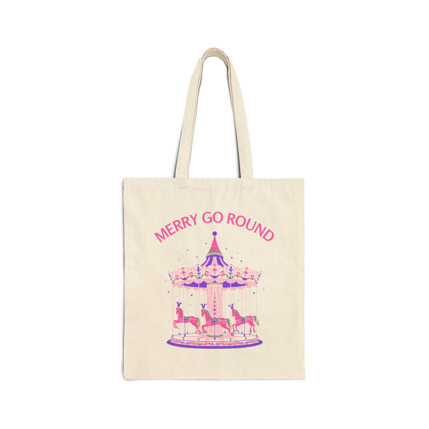 Merry Go Round BTS Arirang Cotton Canvas Tote Bag
