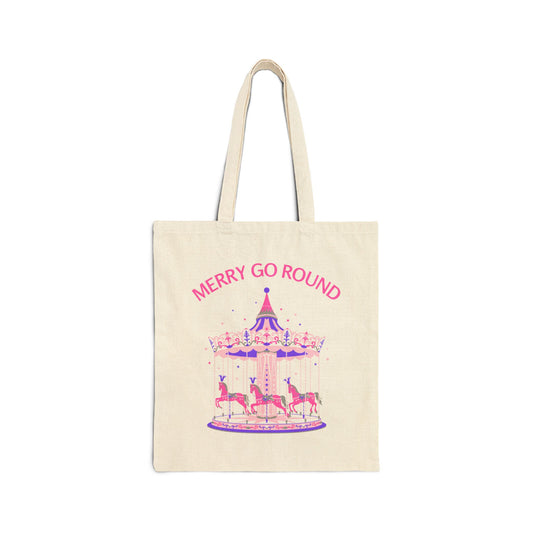 Merry Go Round BTS Arirang Cotton Canvas Tote Bag