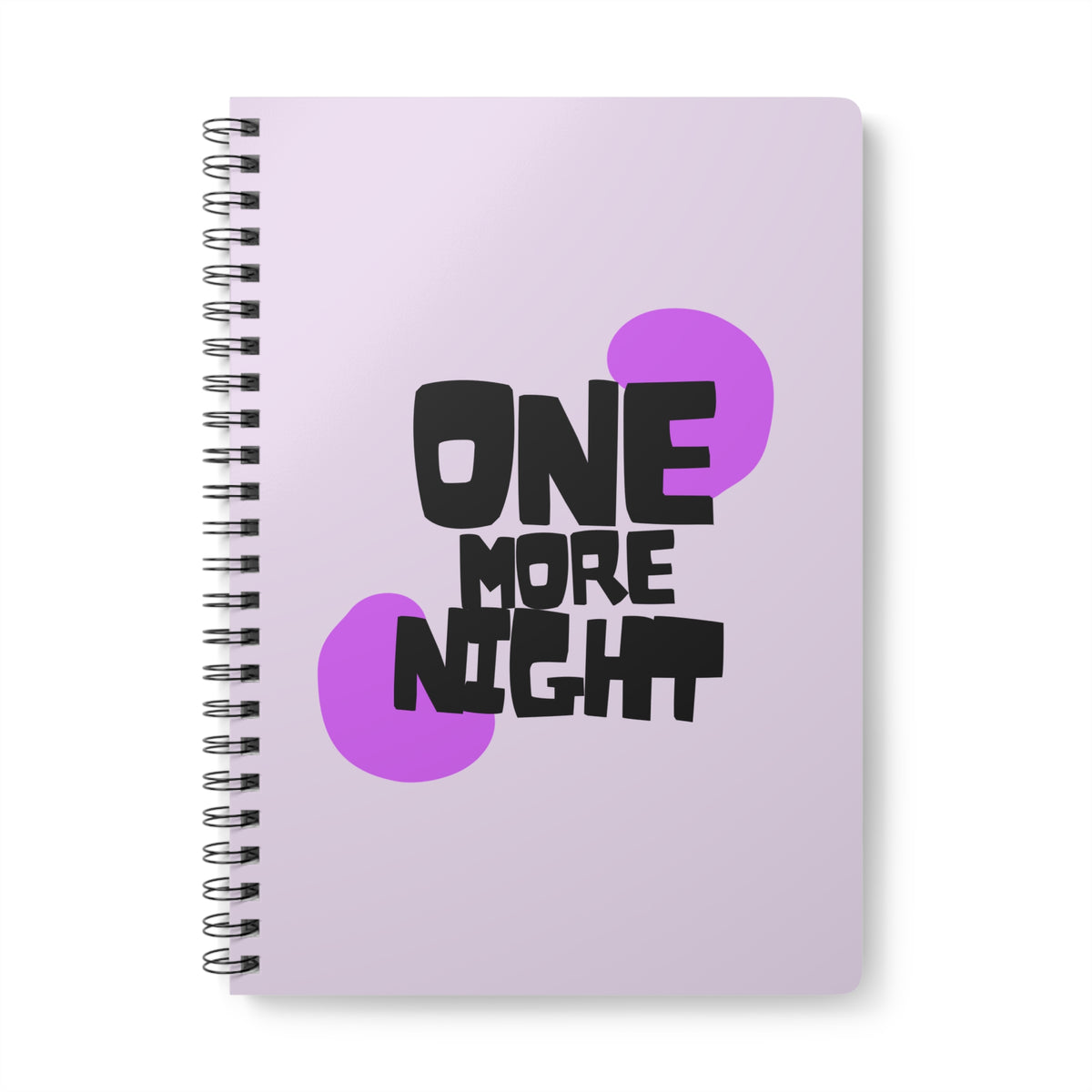One More Night BTS Wirobound Softcover Notebook, A5