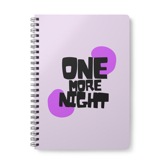 One More Night BTS Wirobound Softcover Notebook, A5