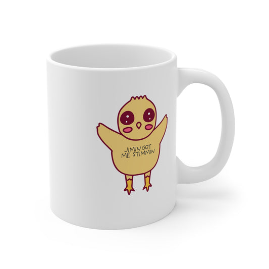 Jimin Got Me Stimmin (Chicken) 11oz White Mug
