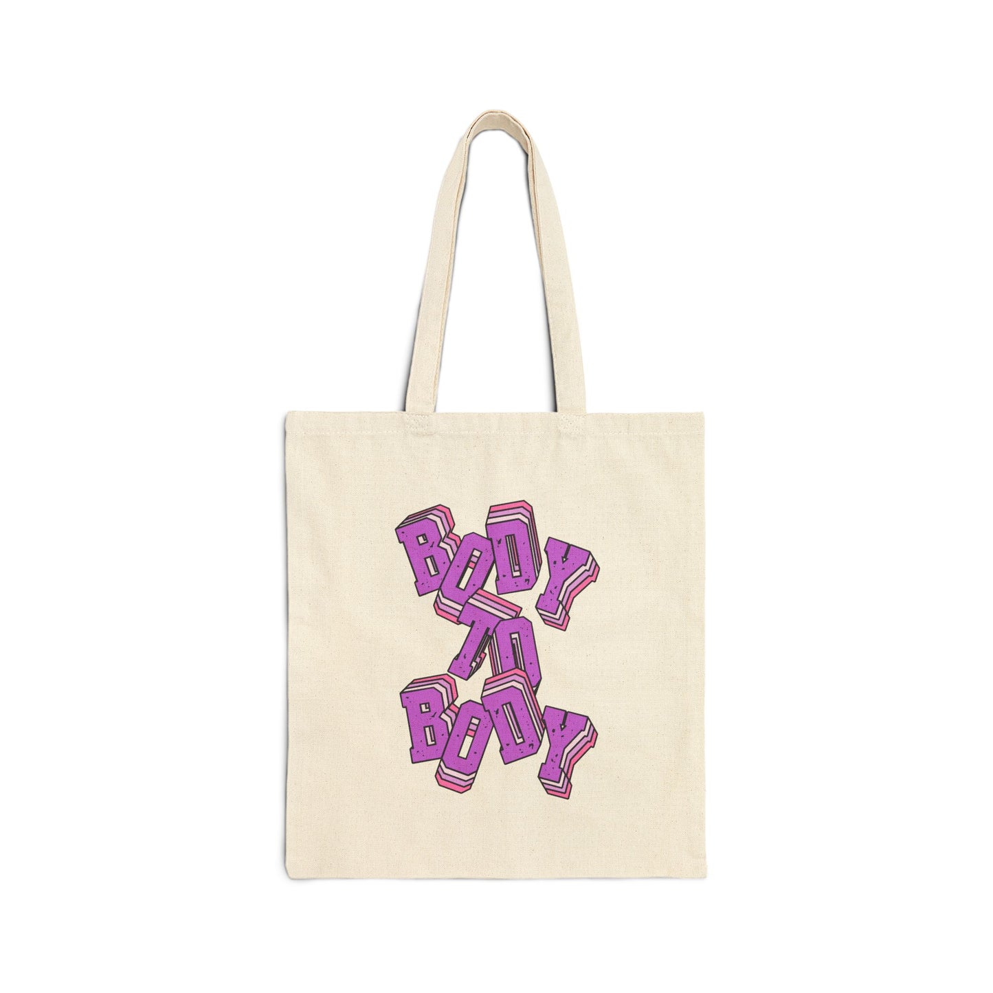Body To Body Cotton Canvas Tote Bag