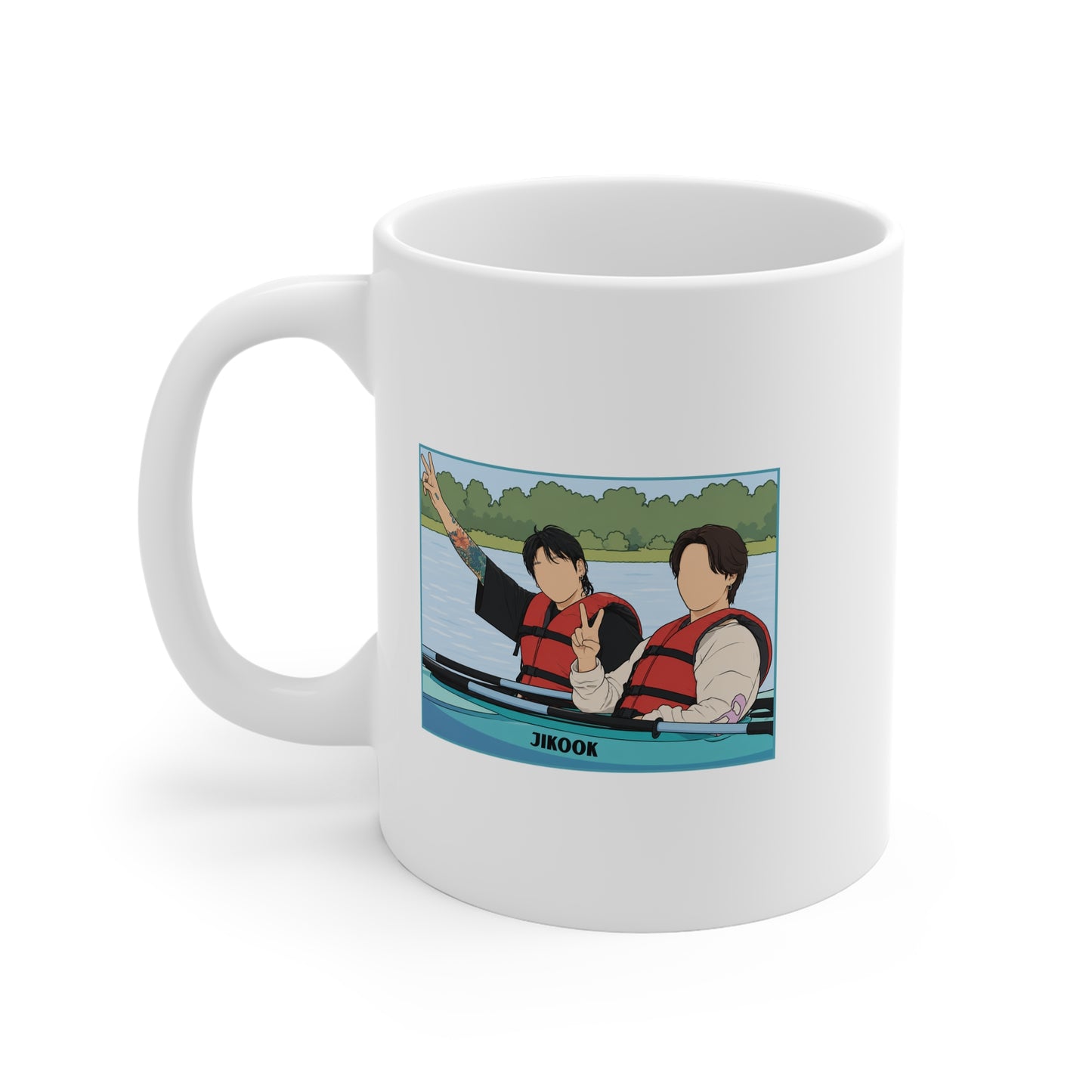 Jikook (Jimin & Jungkook Are You Sure) 11oz White Mug
