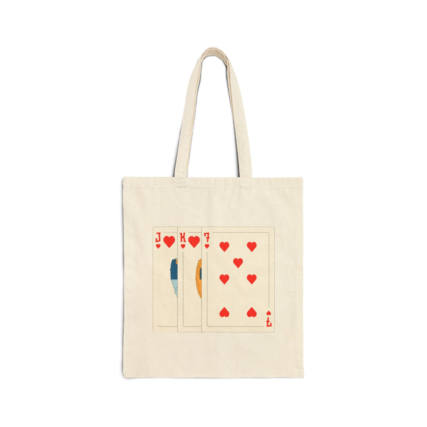 JK7 Cotton Canvas Tote Bag