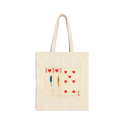 JK7 Cotton Canvas Tote Bag