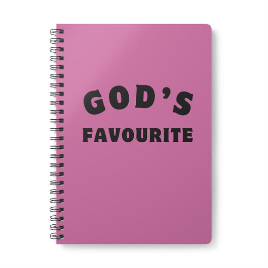God's Favourite Wirobound Softcover Notebook, A5