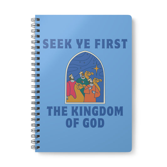 Seek Ye First Wirobound Softcover Notebook, A5