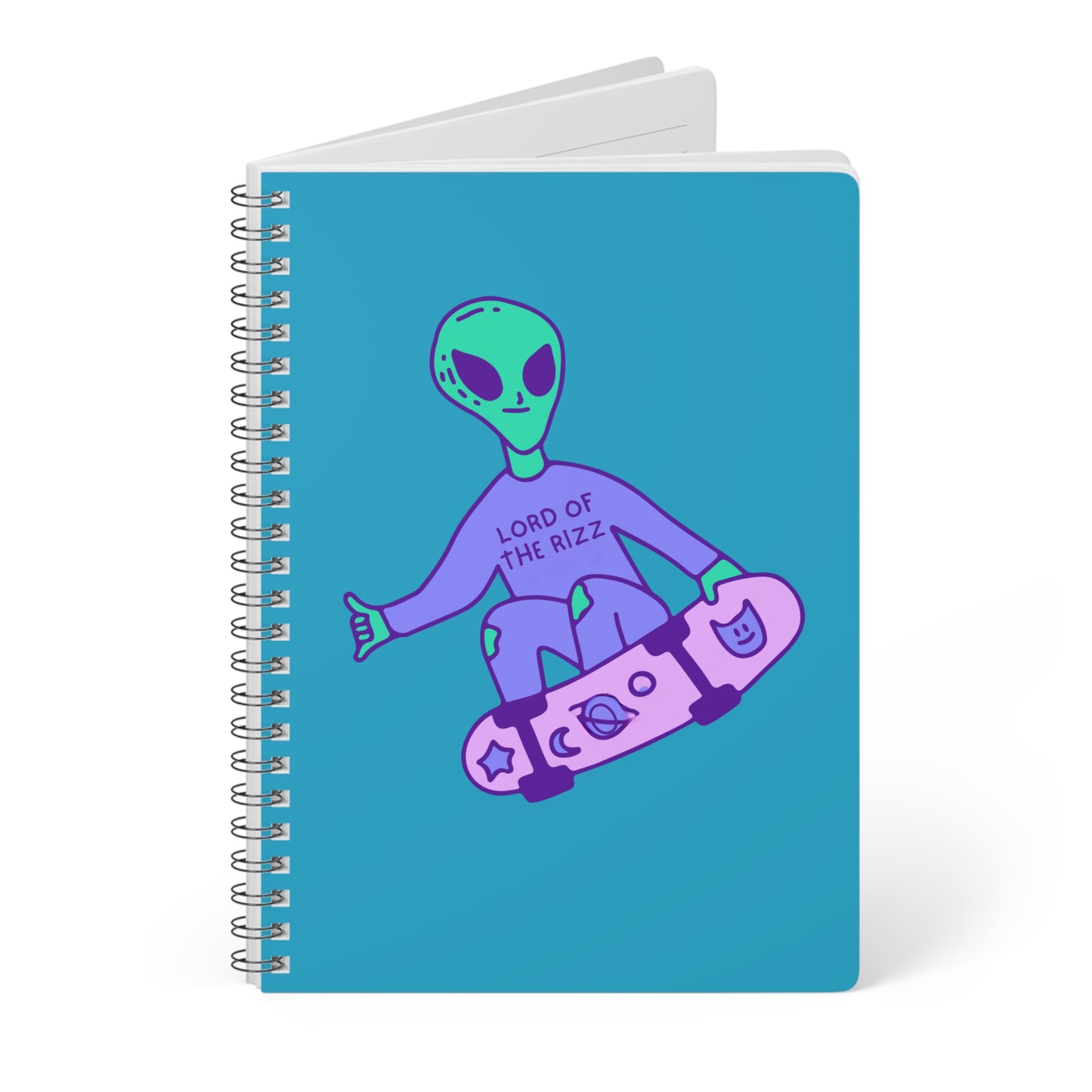 Lord Of The Rizz (2) Wirobound Softcover Notebook, A5
