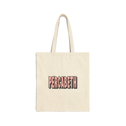 Percabeth Pink (Percy Jackson) Cotton Canvas Tote Bag