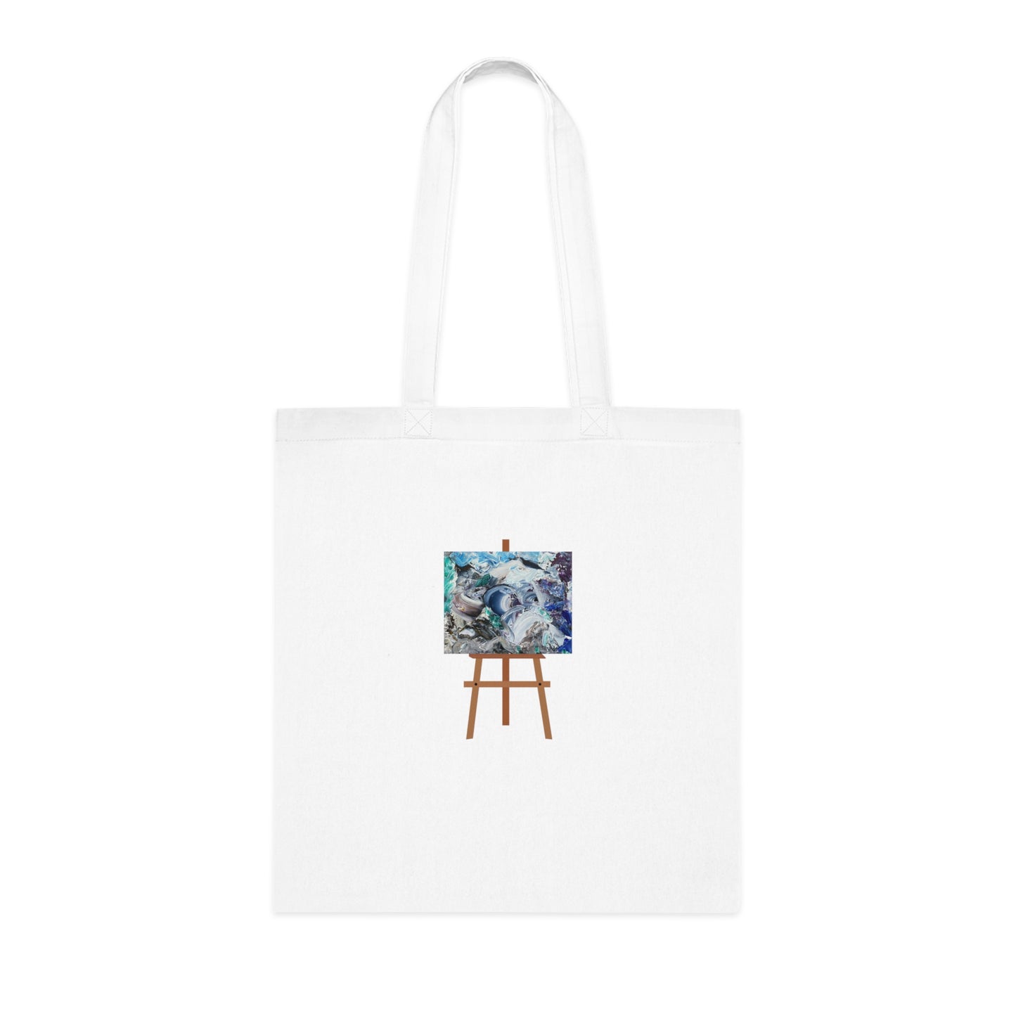 Catch A Big Wave (Easel) Cotton Tote