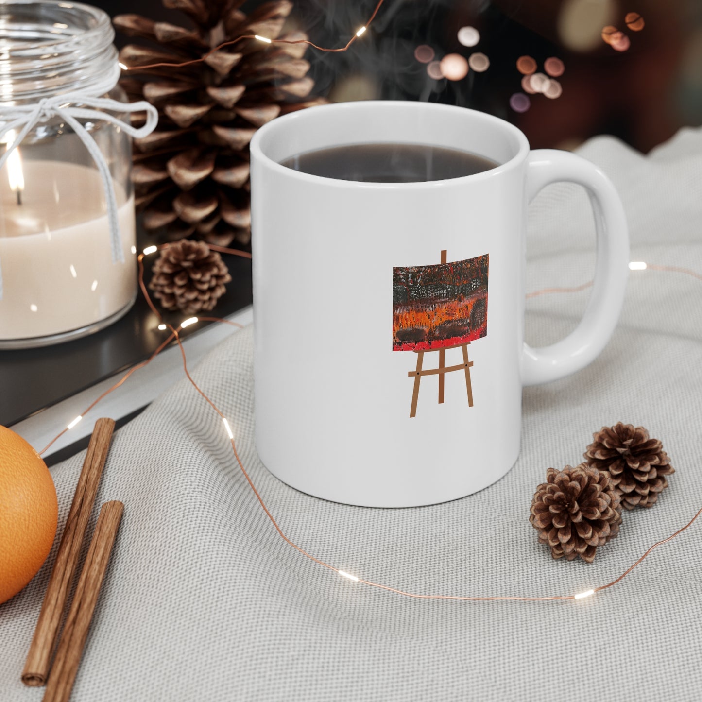B O C (Easel) 11oz White Mug