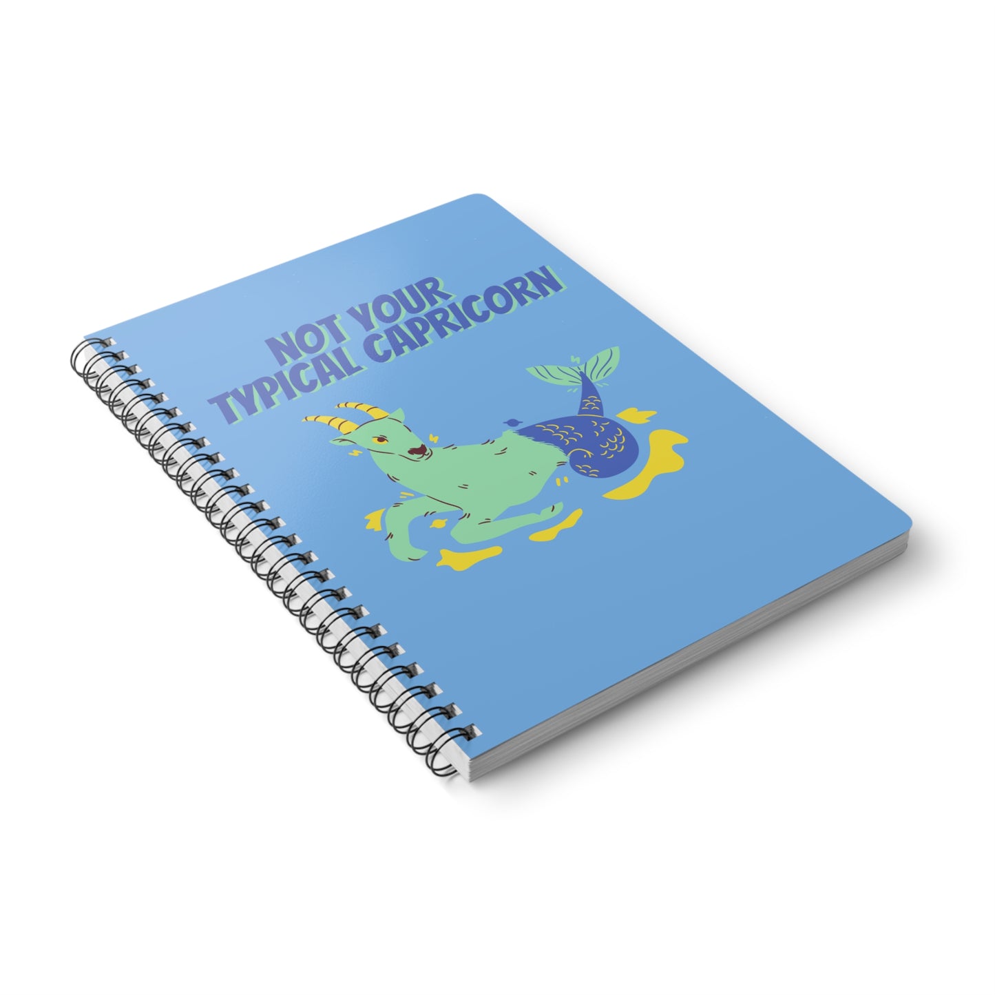 Not Your Typical Capricorn Wirobound Softcover Notebook, A5