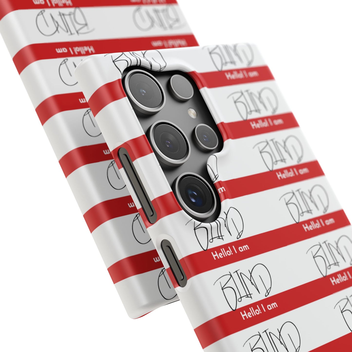 Hello I am Blind Snap Cases